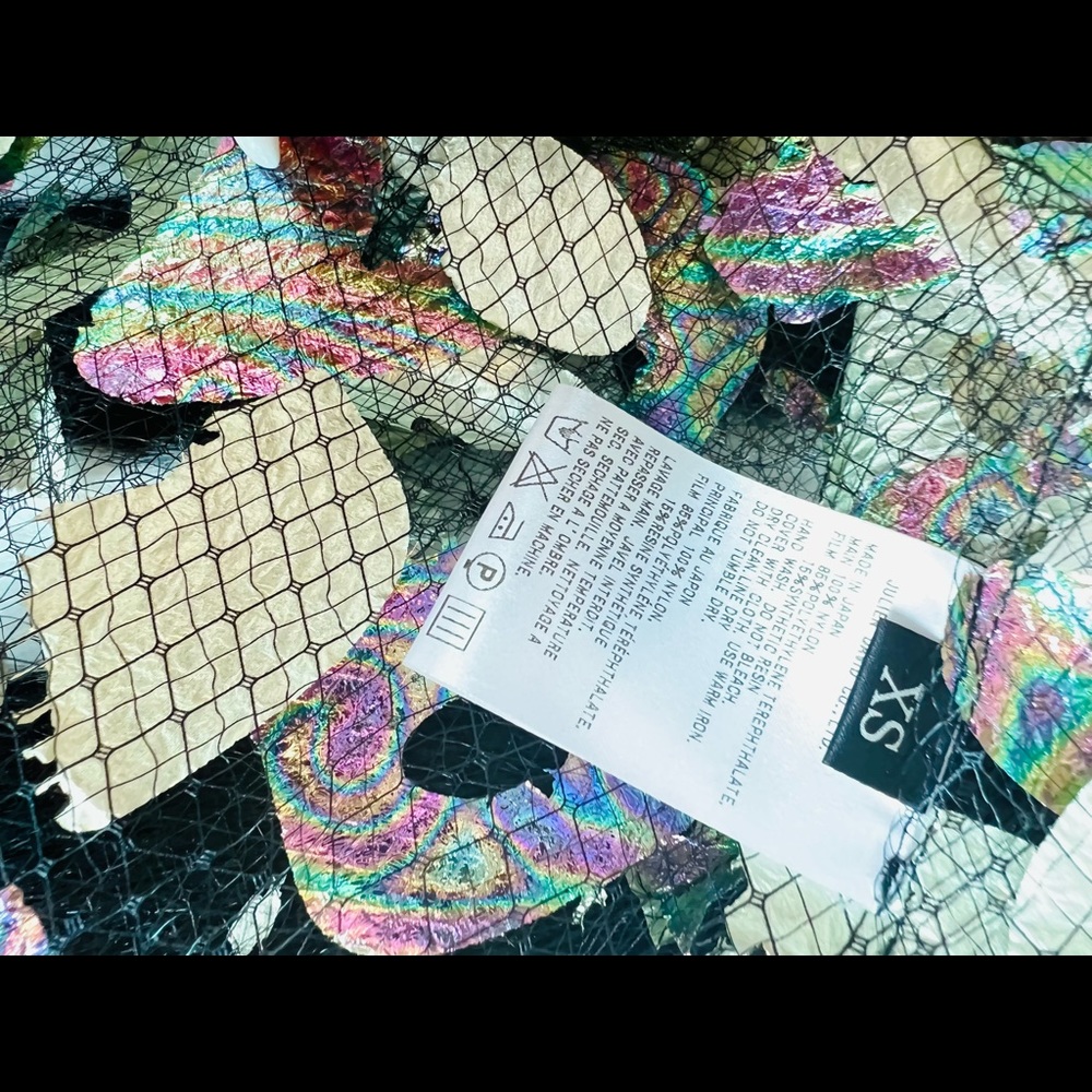 Julian David Net A Porter Sheer Crop Blouse - image 8